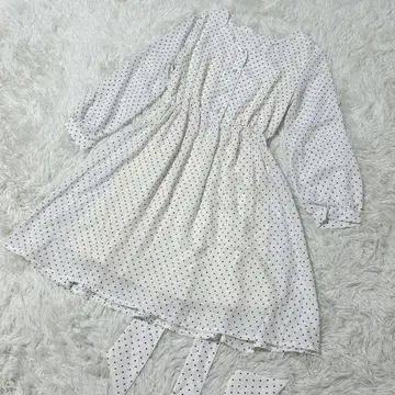 [ c5576 ] MAJESTIC LEGON 원피스 무릎 기장 화이트