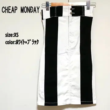 [새상품급] CHEAPMONDAY 치프먼데이 미니 베어탑 타이트 원피스
