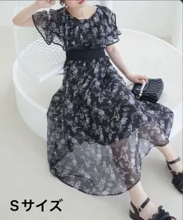 MAJESTIC LEGON 더블 카라 코르셋 원피스 S 사이즈