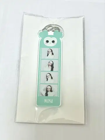 MISAMO MINA 오프라인 복권 미니 4컷 키링 미나