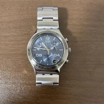 Swatch 스테인리스 스틸 아날로그 손목시계