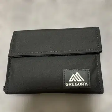 GREGORY 블랙 3단 폴더형 지갑 코듀라