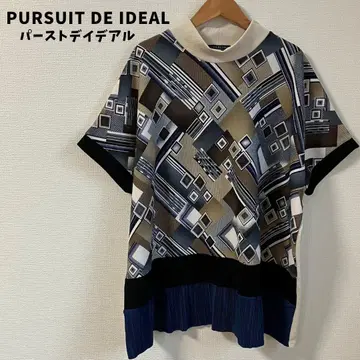 PURSUIT DE IDEAL 반팔 튜닉 풀오버 여성 시니어