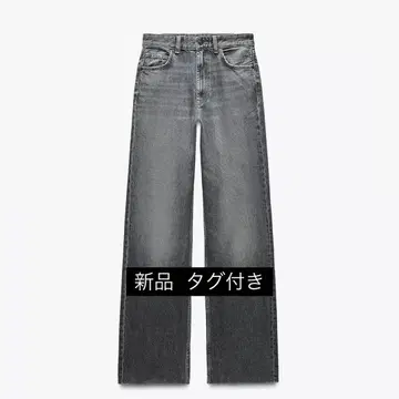TRF HIGH-RISE WIDE-LEG 데님 팬츠