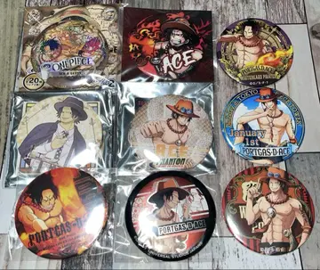 ONE PIECE 캔뱃지 에이스 묶음 판매