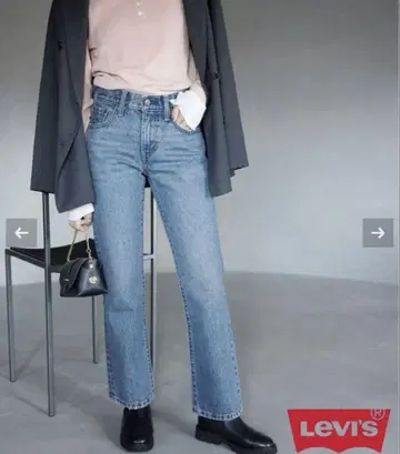 Levi's SLOBE 별주 MIDDY ANKLE BOOT 데님 유니클로