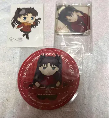 Fate 토오사카 린 캔뱃지 ufotable 세트