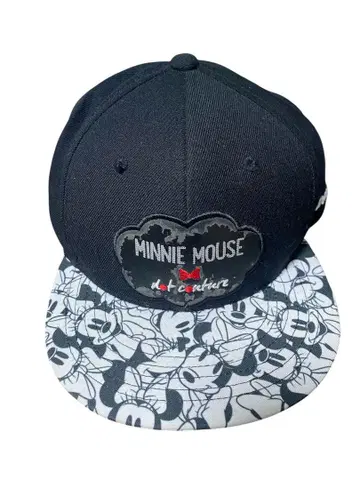 Minnie Mouse 캡 블랙/화이트