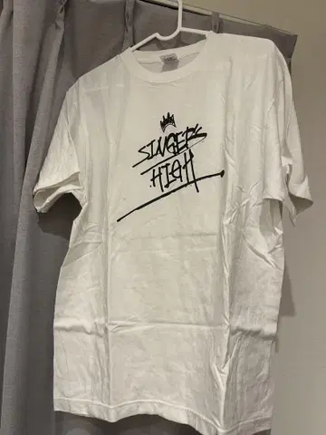 SINGER'S HIGH 화이트 티셔츠