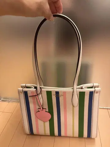 미사용 새상품 Kate Spade 스트라이프 숄더백