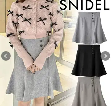 snidel 하이웨스트 스커트 숏 팬츠 24SS