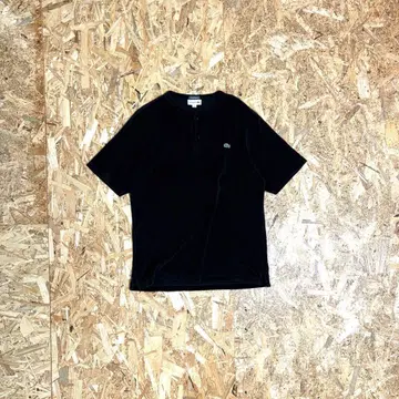 LACOSTE 파일 원단 헨리넥 T-shirt