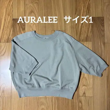 AURALEE 22SS 맨투맨 반팔 A22SP04LU