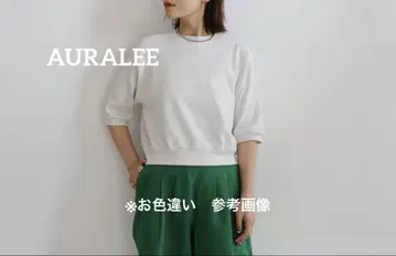 AURALEE LIGHT FLOWY SWEAT HS P/O 사이즈 1