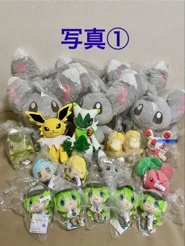 [미사용 새상품] 사진1+2+3 포켓몬 봉제 인형 벌레잡이통 36개