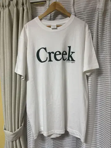 Creek Angler 티셔츠 X-LARGE 화이트 x 그린