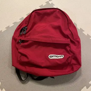 OUTDOOR 빨간색 럭색 백팩