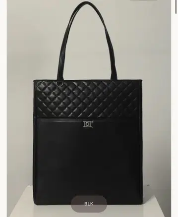 DD 퀼팅 멀티 토트백 BLK