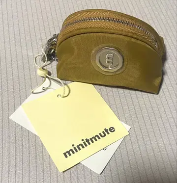 미닛뮤트 minitmute POUCH KEYRING 머스타드