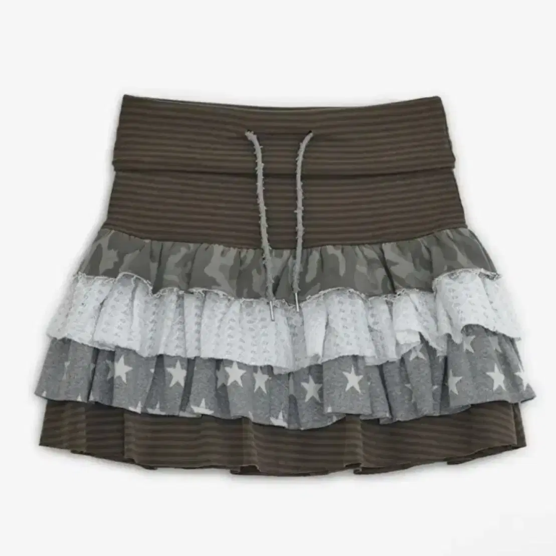 スカート hugyourskin Cancan layered skirt (Brown) Cancan layered skirt (Brown) - hug your skin