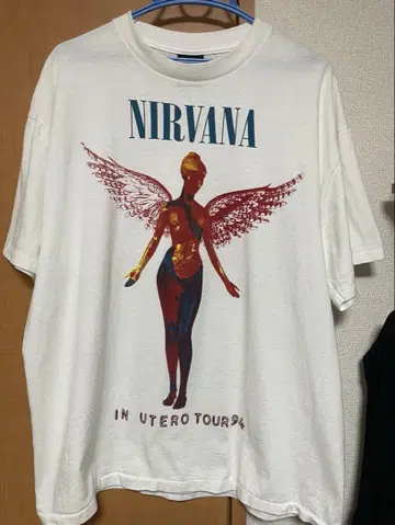 NIRVANA IN UTERO EUROPE TOUR Tee XL
