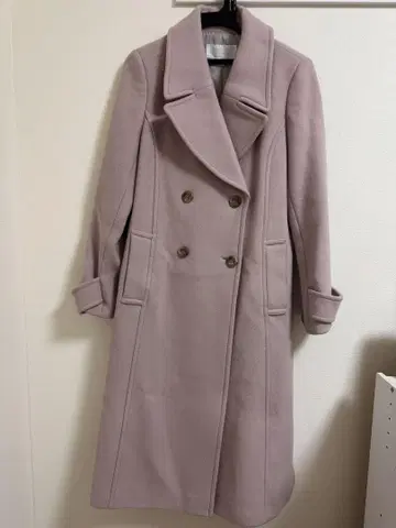 JILL STUART 릴리 코트 퍼 포함 핑크 S 사이즈