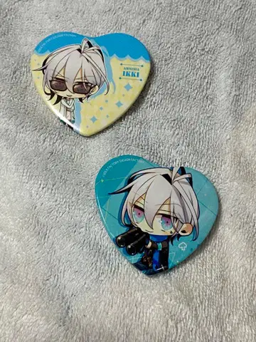 오토메이트 잇키 하트 모양 캔뱃지 컬렉션 암네시아 SD 캐릭터