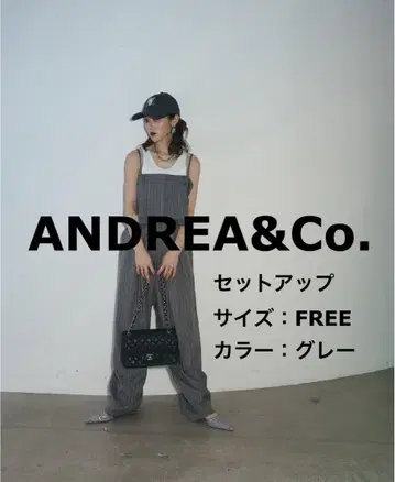 [ANDREA&Co.] 팬츠 셋업 그레이 FREE