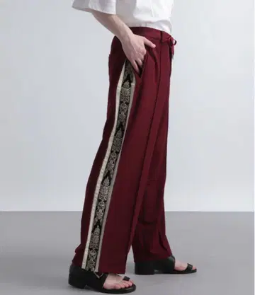HARE 시크릿 자카드 라인 팬츠