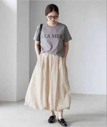 IENA 벌룬 스커트 아이보리