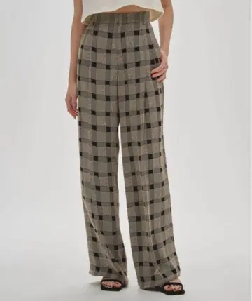 TODAYFUL Checkjacquard Tuck Trousers