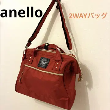 [새상품급] anello (아네로) 2WAY 숄더백 레드 계열