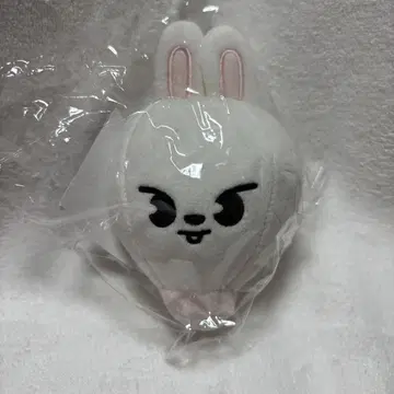화이트 컬러 토끼 봉제 인형 마스코트