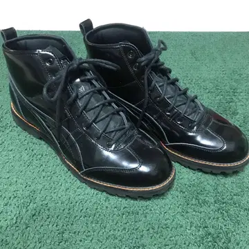오니츠카타이거 링컨 부츠 에나멜 가죽 27.5cm