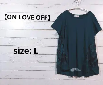 ONE LOVE OFF L 사이즈 튜닉 기장 넉넉한 반팔 NO.305