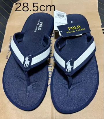 새상품 최저가 랄프 로렌 샌들 비치 샌들 네이비 28.5cm