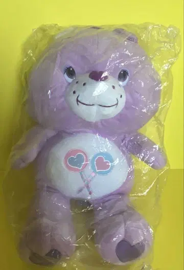 보라색 케어베어 봉제인형