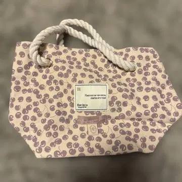 Herlipto HLT Cherry Tote Bag pale mauve