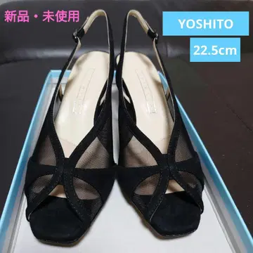 [새상품 미사용] YOSHITO 오픈토 메쉬 샌들 22.5cm