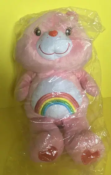 핑크색 케어베어 봉제 인형
