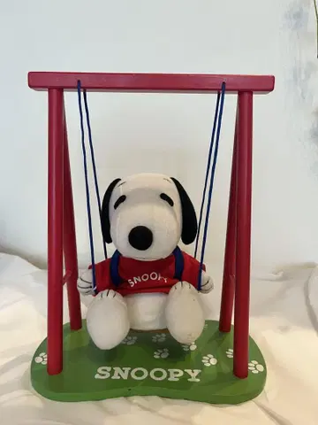 스누피 봉제 인형 그네 SNOOPY 완구