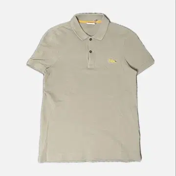 Lacoste 피케 셔츠 반팔 베이지 빅 와니 자수 원포인트