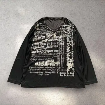 00s gimmick layering necklace L/S y2k