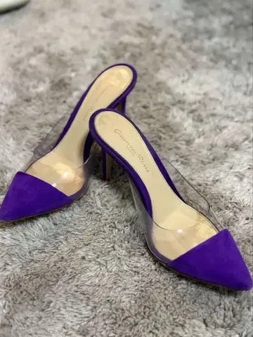 Gianvito Rossi 뮬 클리어 힐
