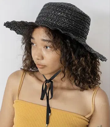 Casselini 물결 햇 블랙