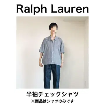 Ralph Lauren 반팔 체크 셔츠
