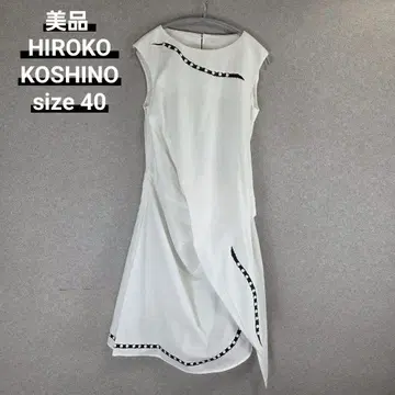 새상품급 HIROKO KOSHINO 변형 슬리브리스 원피스