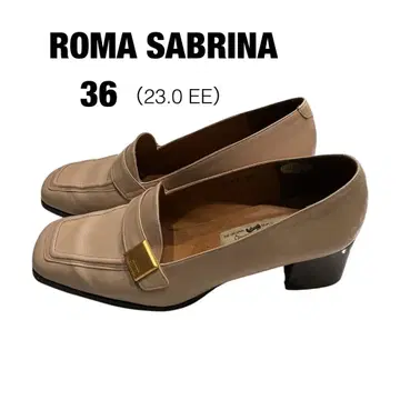 ROMA SABRINA 스퀘어 토 로퍼 36 (23.0 EE)