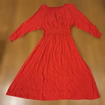 H&M 빨간색 롱 원피스 M/P