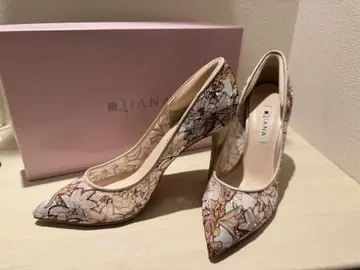 DIANA 꽃무늬 하이힐 펌프스 23cm